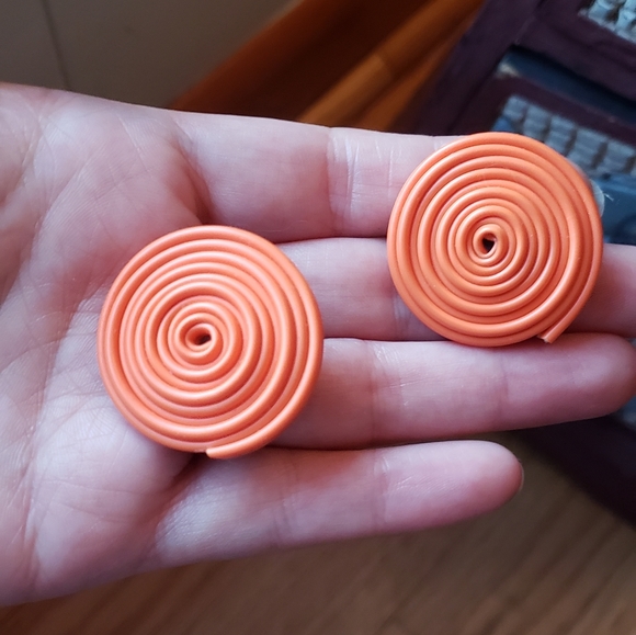 Telephone recycled earrings junk party brand - Picture 1 of 1